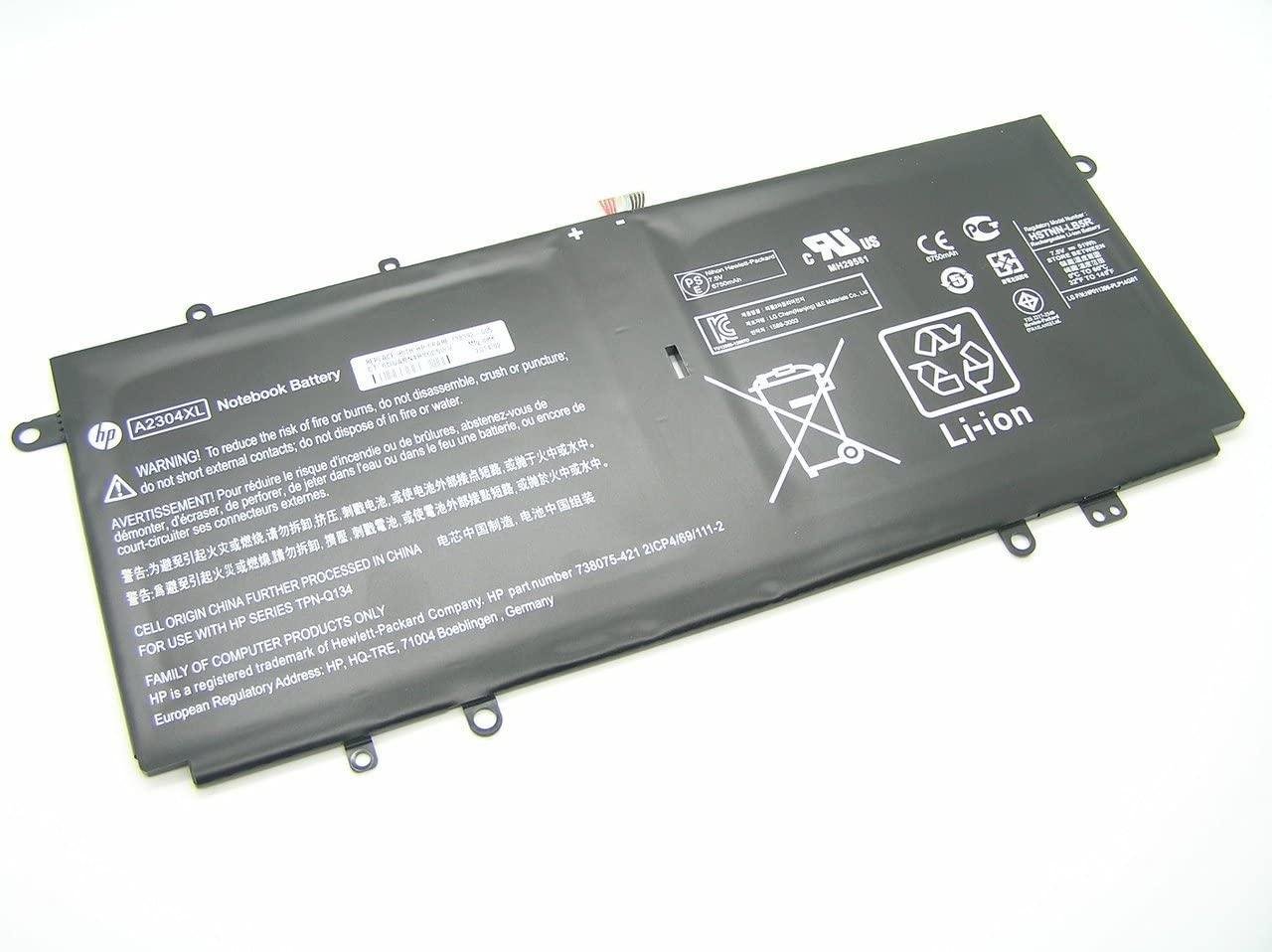 product-6861 Original HP A2304XL Laptop Battery, 7.5V 6800mAh for HP ChromeBook 14