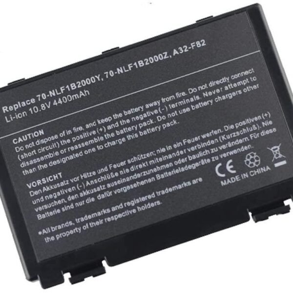 Compatible ASUS F83S Laptop Battery, 11.1V 4400mAh for F83S K61