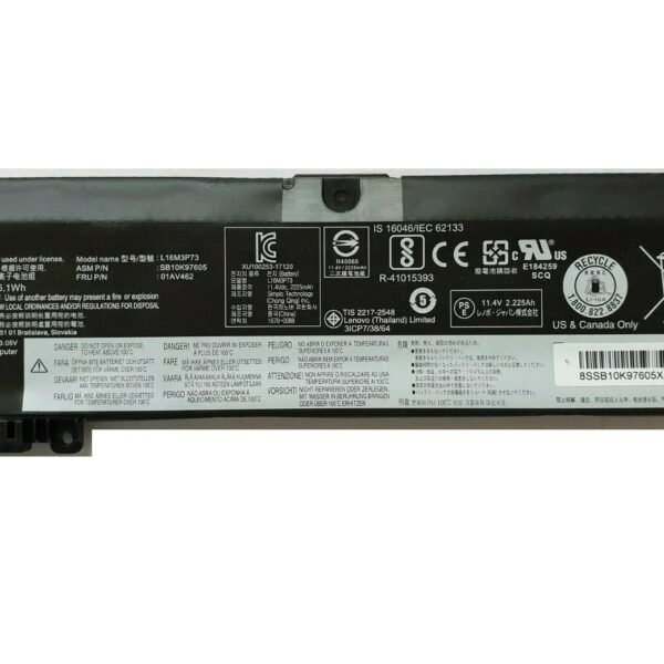 Original Lenovo T460s Laptop Battery, 11.4V 2310mAh for ThinkPad T460S
