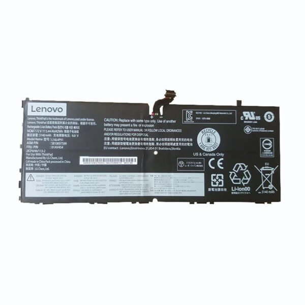 Original Lenovo 01AV453 Laptop Battery, 7.68V 42Wh for ThinkPad X1 Tablet 2018