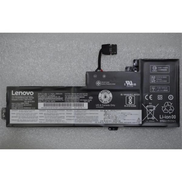 Original Lenovo T480 Laptop Battery, 11.55V 2100mAh for ThinkPad A475 20KLCTO1WW
