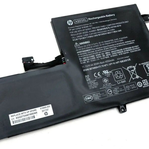 Original HP AS03XL Laptop Battery, 11.1V 4050mAh for Chromebook 11 G5