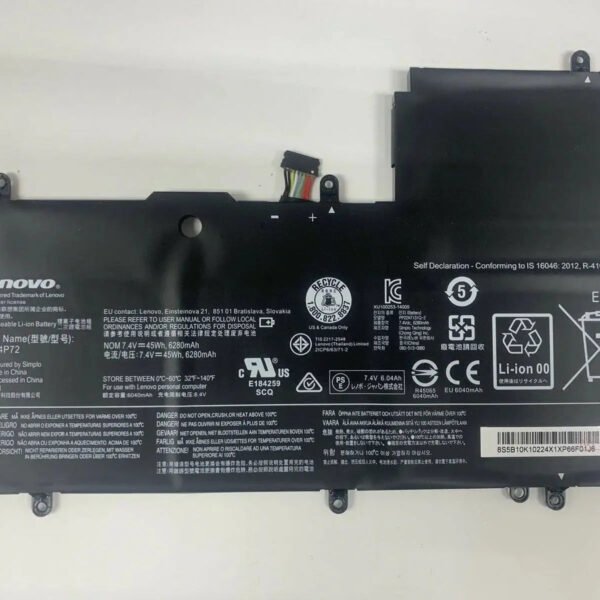 Original Lenovo L14M4P72 Laptop Battery, 7.4V 6280mAh for Lenovo Yoga3