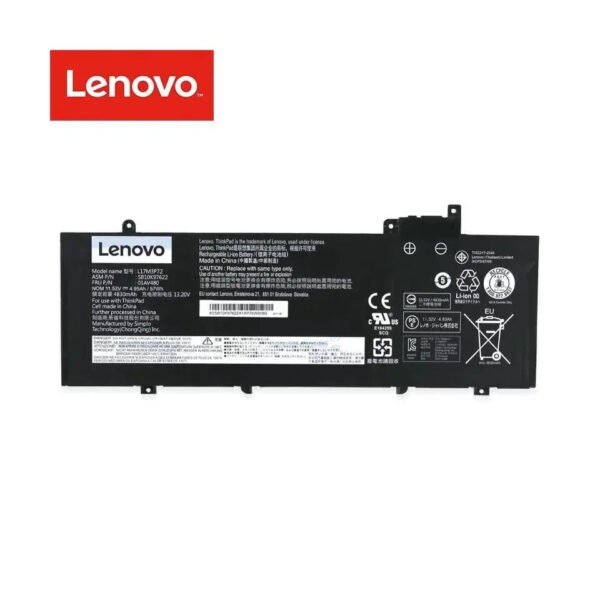 Original Lenovo T480s Laptop Battery, 11.52V 57Wh for Thinkpad T480S