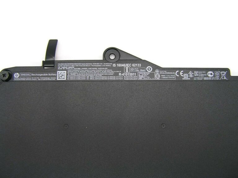 HP SN03XL Laptop Battery, 11.4V 3780mAh for Elitebook 820 G3