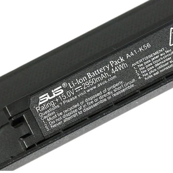 Original ASUS K56C Laptop Battery, 15V 2950mAh for K56C K56CA
